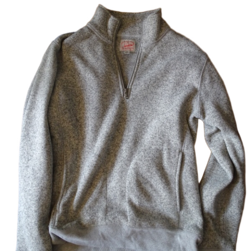 J CREW 1/4 ZIP FLEECE SWEATSHIRT